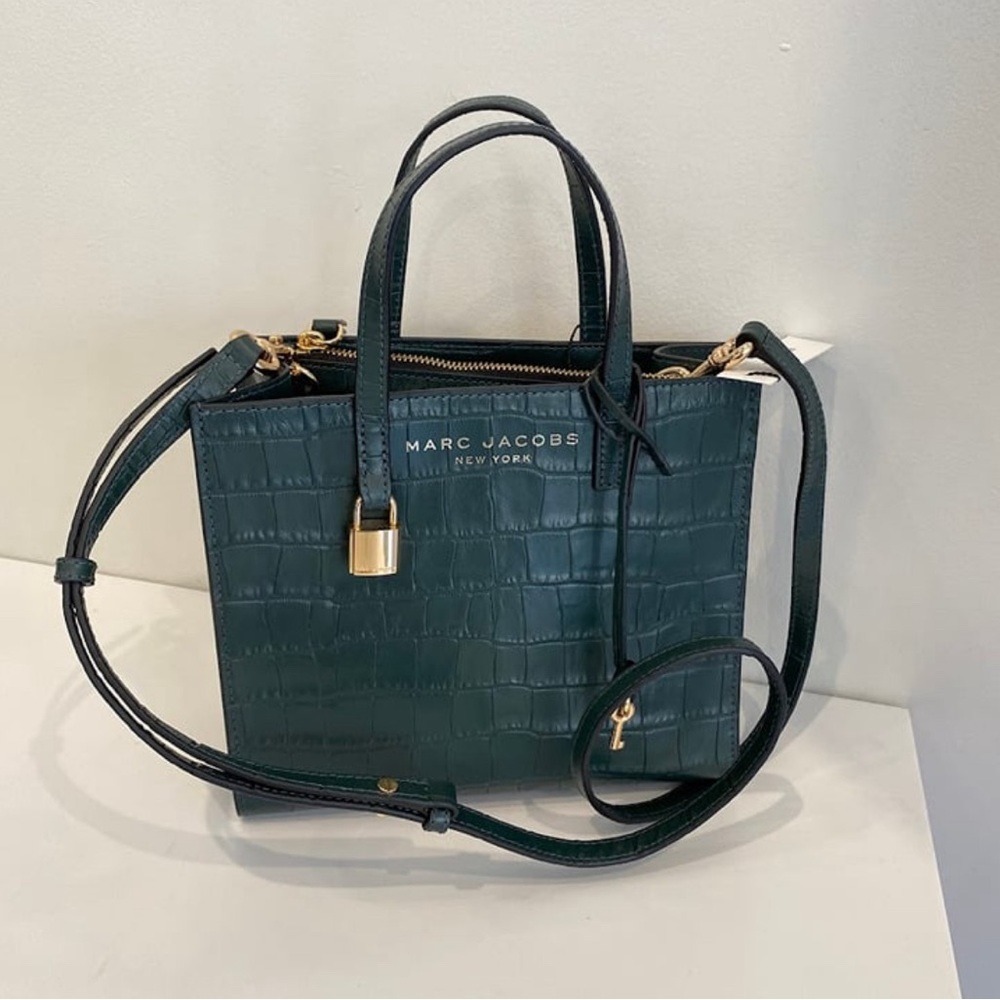 Marc Jacobs Croc embossed Mini Grind Tote